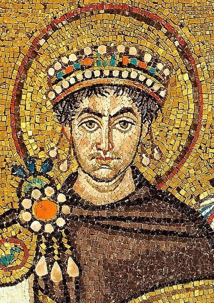 Justinian I The Great, Byzantine Emperor. Roman Art Print/Poster. (004736)