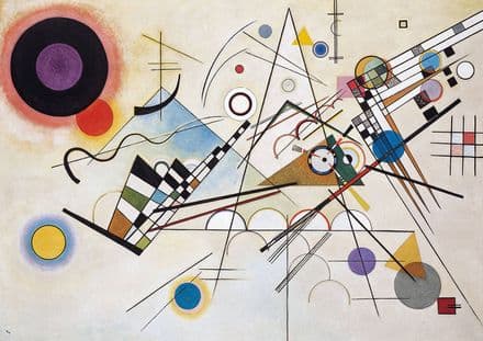 Kandinsky, Wassily: Composition VIII. Fine Art Print/Poster. Sizes: A4/A3/A2/A1 (00526)