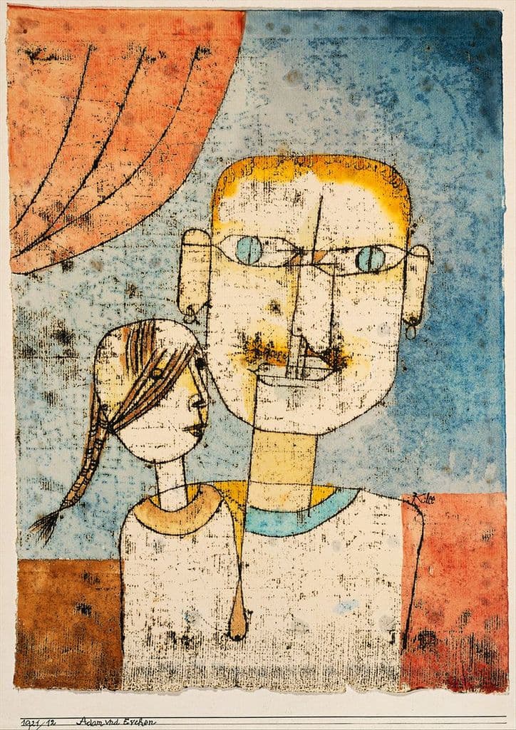 Klee, Paul: Adam and Little Eve. Fine Art Print/Poster (5022)