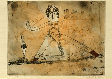 Klee, Paul: Classical Grotesque. Fine Art Print/Poster (5032)