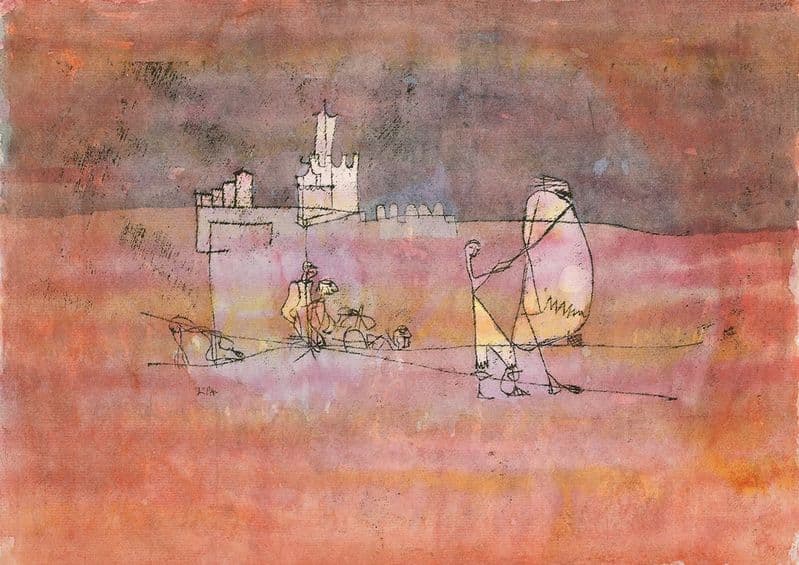 Klee, Paul: Episode Before an Arab Town. Fine Art Print/Poster (4980)