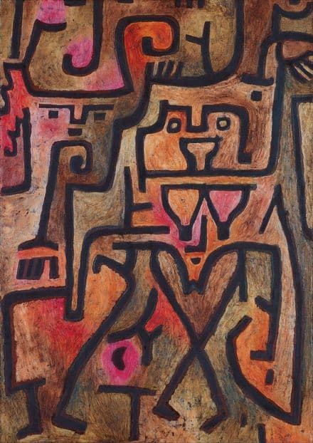 Klee, Paul: Forest Witches. Fine Art Print/Poster. Sizes: A4/A3/A2/A1 (3923)