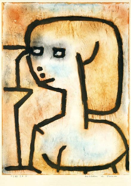 Klee, Paul: Girl in Mourning. Fine Art Print/Poster (4992)