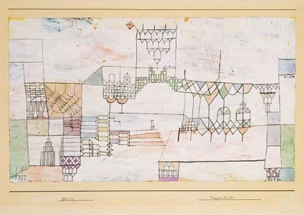 Klee, Paul: Great Hall for Singers. Fine Art Print/Poster (5005)