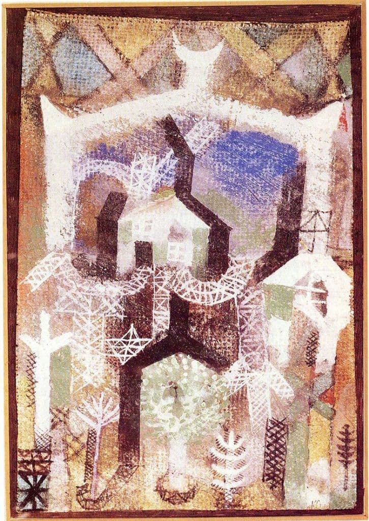 Klee, Paul: Summer Houses (1919). Fine Art Print/Poster. Sizes: A4/A3/A2/A1 (001457)