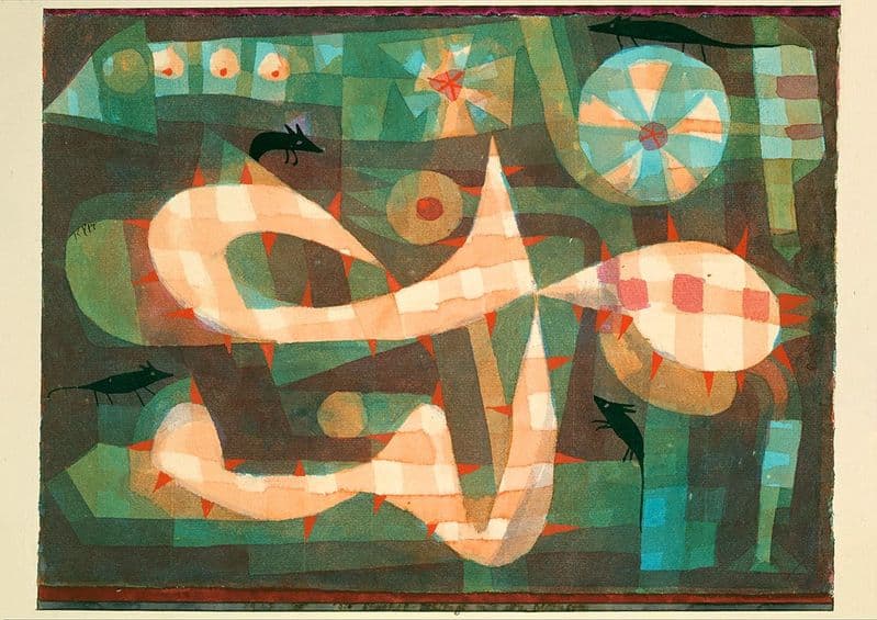 Klee, Paul: The Barbed Noose with the Mice. Fine Art Print/Poster (4986)