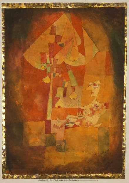 Klee, Paul: The Man Under the Pear Tree. Fine Art Print/Poster (4989)