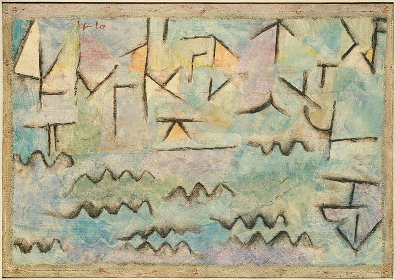 Klee, Paul: The Rhine at Duisburg. Fine Art Print/Poster (4998)