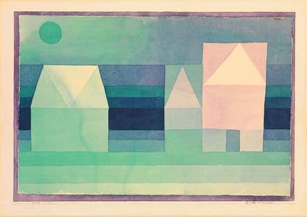 Klee, Paul: Three Houses. Fine Art Print/Poster (5019)