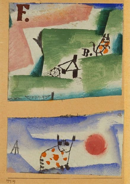 Klee, Paul: Tomcat's Turf. Fine Art Print/Poster (5026)