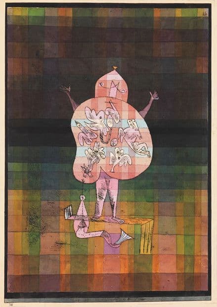 Klee, Paul: Ventriloquist and Crier in the Moor. Fine Art Print/Poster (4985)
