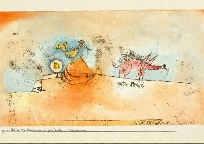 Klee, Paul: Where the Eggs and the Good Roast Come From. Fine Art Print/Poster (4981)