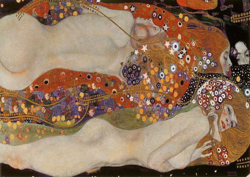 Klimt, Gustav: Water Serpents II. Fine Art Print/Poster. Sizes: A4/A3/A2/A1 (003659)