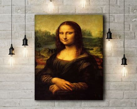 Leonardo Da Vinci: Mona Lisa. Fine Art Canvas.