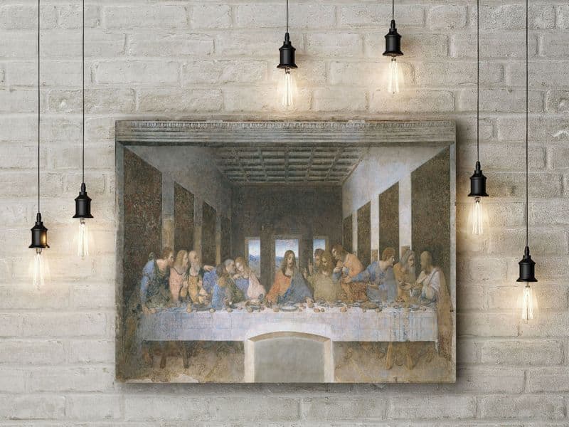 Leonardo Da Vinci: The Last Supper. Fine Art Canvas.