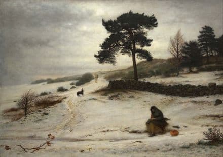 Millais, John Everett: Blow Blow Thou Winter Wind. Fine Art Print/Poster. Sizes A4/A3/A2/A1 (004142)