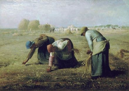 Millet, Jean-Francois: The Gleaners. Fine Art Print/Poster. Sizes: A4/A3/A2/A1 (00242)