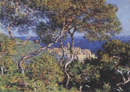 Monet, Claude: Bordighera. Coastal Landscape Fine Art Print/Poster. Sizes: A4/A3/A2/A1 (00751)