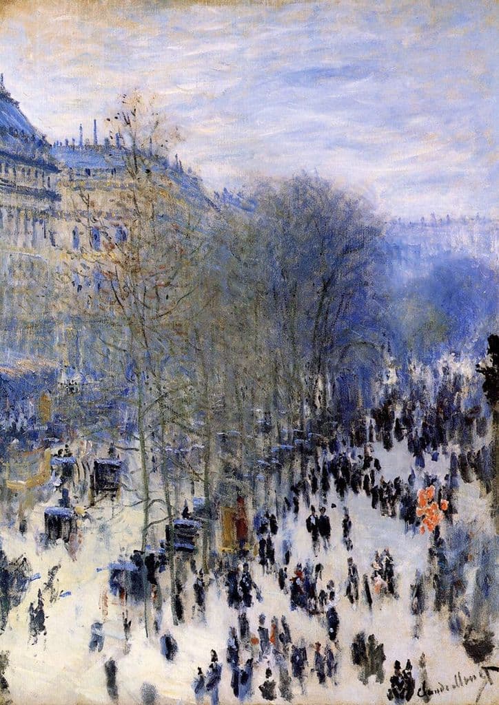 Monet, Claude: Boulevard des Capucines. Fine Art Print/Poster. Sizes: A4/A3/A2/A1 (00752)