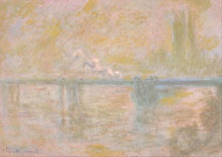Monet, Claude: Charing Cross Bridge in London. Fine Art Print/Poster. Sizes: A4/A3/A2/A1 (004075)