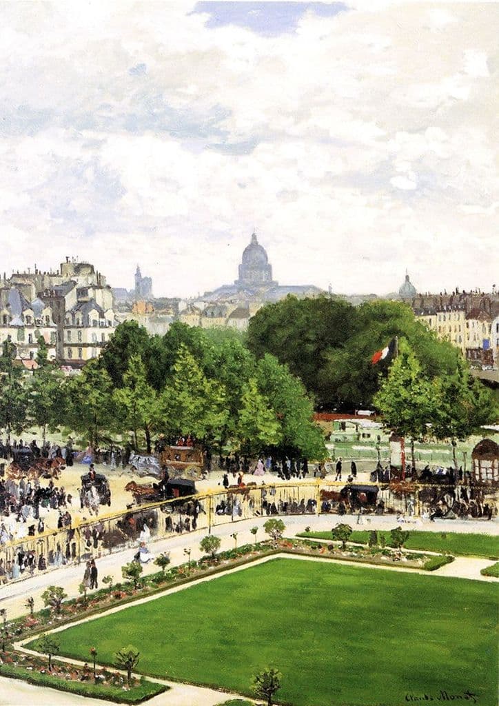 Monet, Claude: Garden of the Princess. Fine Art Print/Poster. Sizes: A4/A3/A2/A1 (00756)