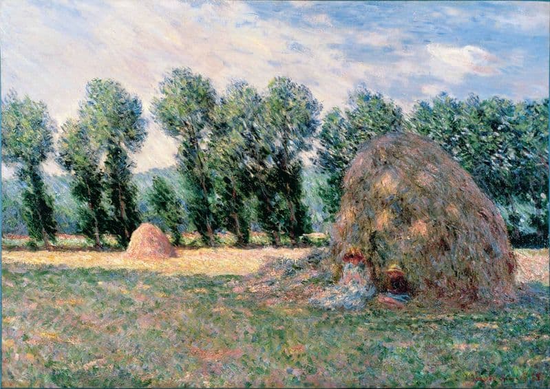 Monet, Claude: Haystacks. Fine Art Print/Poster. Sizes: A4/A3/A2/A1 (004047)