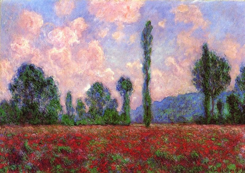Monet, Claude: Landscape of Vernon. Fine Art Print/Poster. Sizes: A4/A3/A2/A1 (00765)