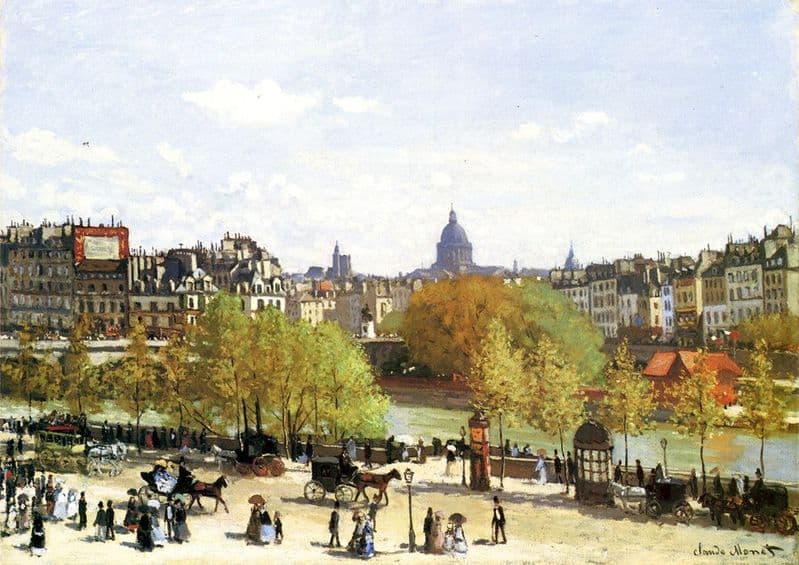 Monet, Claude: Le Quai du Louvre. Fine Art Print/Poster. Sizes: A4/A3/A2/A1 (00766)