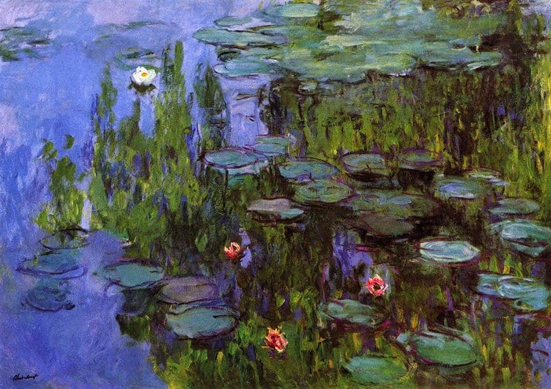 Monet, Claude:  Sea Roses. Fine Art Print/Poster. Sizes: A4/A3/A2/A1 (00780)