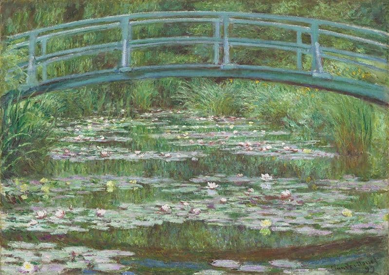 Monet, Claude: The Japanese Footbridge. Fine Art Print/Poster. Sizes: A4/A3/A2/A1 (003536)