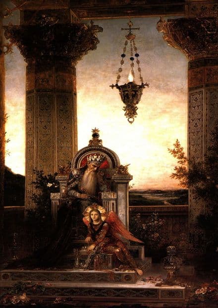 Moreau, Gustave: King David. Fine Art Print/Poster. Sizes: A4/A3/A2/A1 (00525)