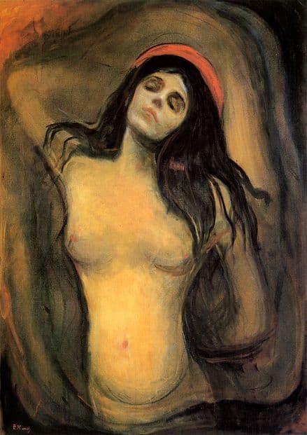 Munch, Edvard: Madonna. Fine Art Print/Poster. Sizes: A4/A3/A2/A1 (00877)