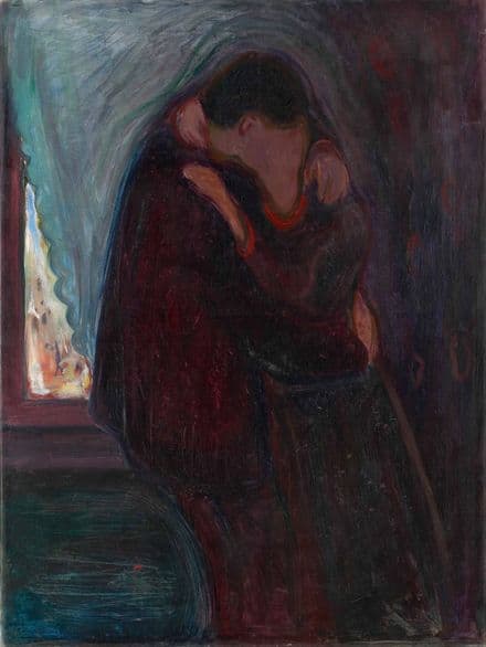 Munch, Edvard: The Kiss. Fine Art Print/Poster (0081)