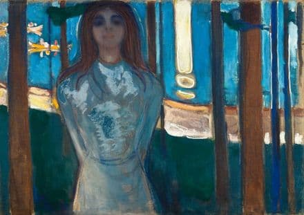 Munch, Edvard: The Voice, Summer Night. Fine Art Print/Poster. Sizes: A4/A3/A2/A1 (0086)