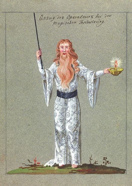 Occult Art: Folio 48 (Compendium Rarissimum, c. 1775). Fine Art Print/Poster (4787)