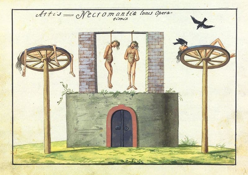 Occult Art: Necromancy Operation Room (Compendium Rarissimum, c. 1775). Fine Art Print/Poster (4777)