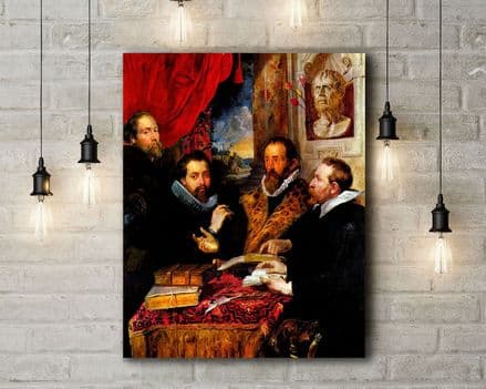 Peter Paul Rubens: The Four Philosophers. Fine Art Canvas.