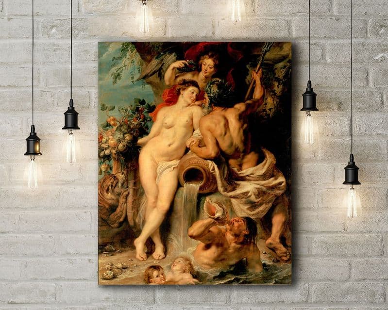 Peter Paul Rubens: Union of Earth and Water. Fine Art Canvas.