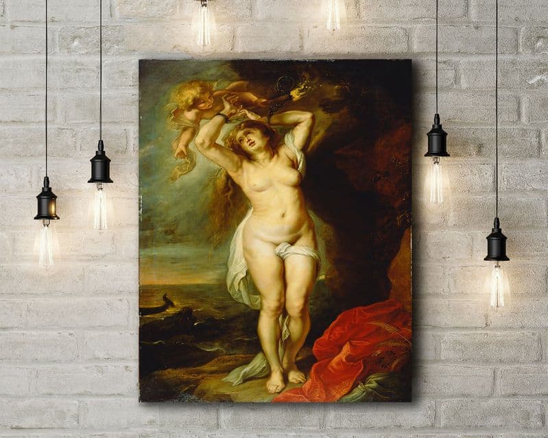 Peter Paul Rubens (Workshop of) Andromeda. Fine Art Canvas.