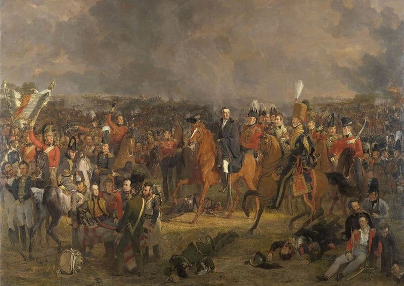 Pieneman, Jan Willem: The Battle of Waterloo. Fine Art Print/Poster. Sizes: A4/A3/A2/A1 (004027)