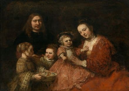 Rembrandt: Portrait of a Family. Fine Art Print/Poster. Sizes: A4/A3/A2/A1 (004300)