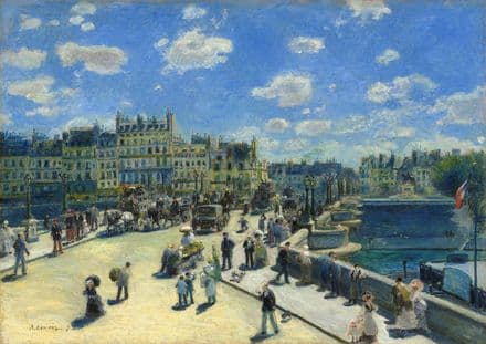 Renoir, Pierre Auguste: Pont Neuf, Paris. Fine Art Print/Poster. Sizes: A4/A3/A2/A1 (004082)