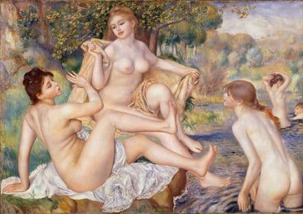 Renoir, Pierre Auguste: The Large Bathers. Fine Art Print/Poster. Sizes: A4/A3/A2/A1 (004288)