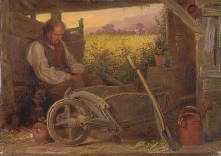 Riviere, Briton: The Old Gardener. Fine Art Print/Poster. Sizes: A4/A3/A2/A1 (004132)