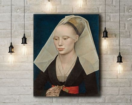 Rogier van der Weyden: Portrait of a Lady. Fine Art Canvas.
