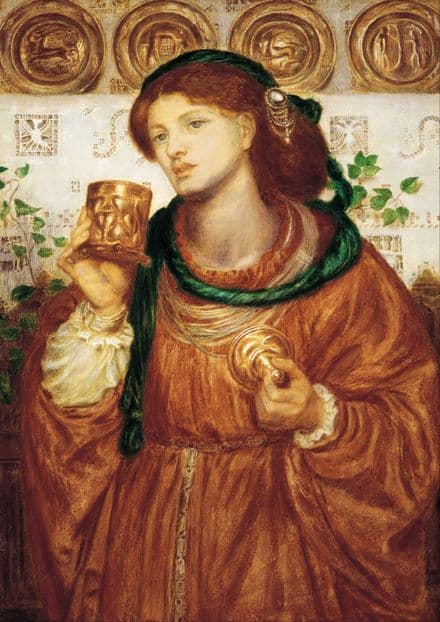 Rossetti, Dante Gabriel: The Loving Cup. Fine Art Print/Poster (4358)