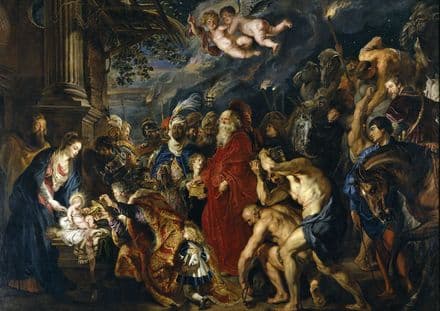 Rubens, Peter Paul: The Adoration of the Magi. Fine Art Print/Poster. Sizes: A1/A2/A3/A4 (002122)