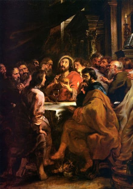 Rubens, Peter Paul: The Last Supper. Fine Art Print/Poster. Sizes: A1/A2/A3/A4 (001089)