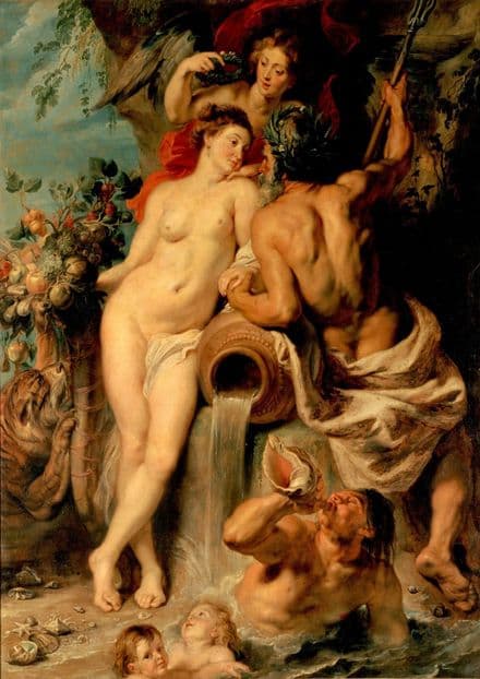 Rubens, Peter Paul: Union of Earth and Water. Fine Art Print/Poster. Sizes: A1/A2/A3/A4 (00553)