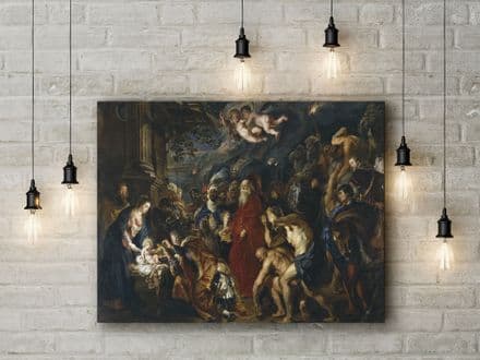 Rubens: The Adoration of the Magi. Fine Art Canvas.